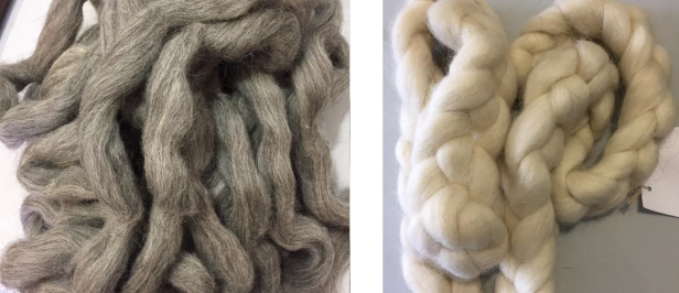 undyed roving